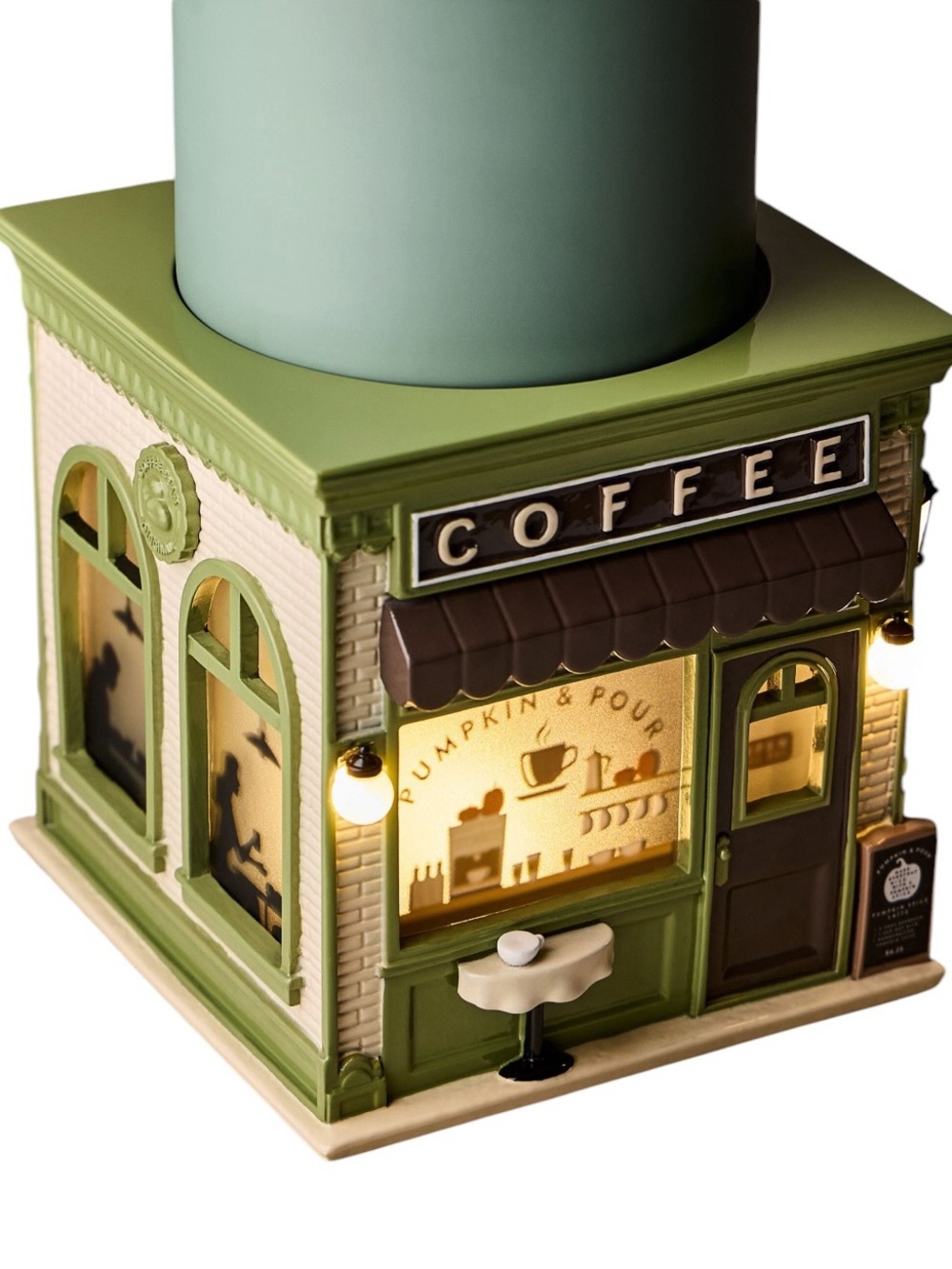 NEW! Bath & Body Works BOOKSTORE COFFEE Light-up 3-Wick Candle Holder